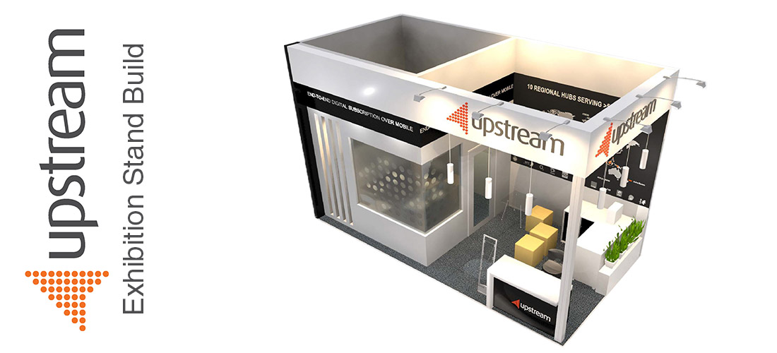 Pivion design and build of the Upstream exhibition stand