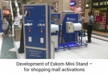 Development of Eskom Mini Stand for shopping mall activations
