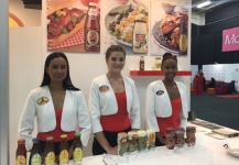 Pivion promo staff at an expo